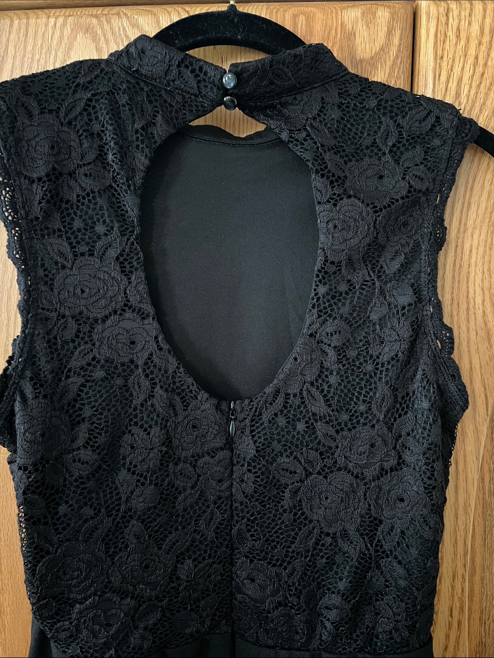 Juniors Lily Rose sleeveless mockneck skater dress - Picture 5 of 8